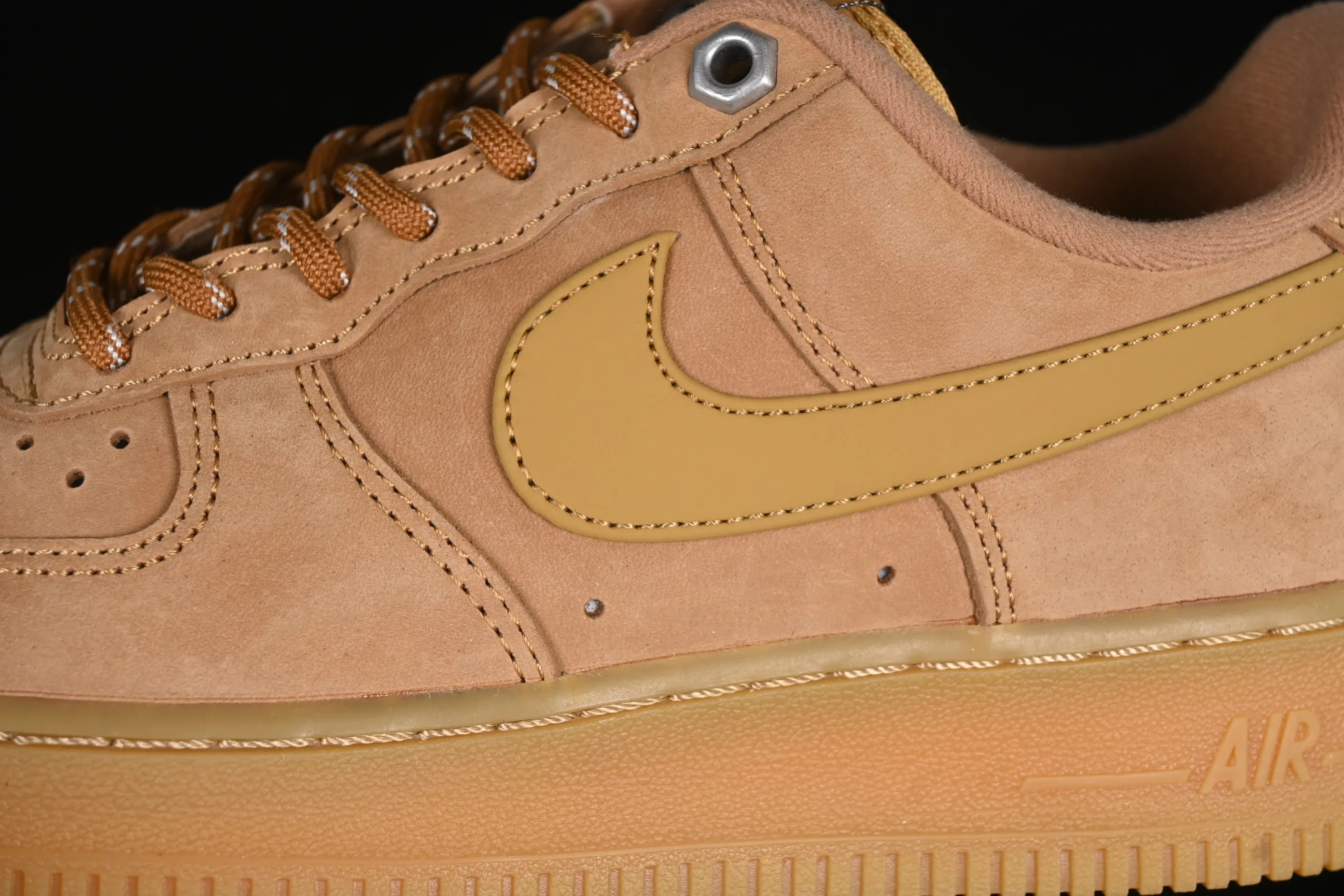 All categories Nk Air Force 1 Air Force series Nk Air Force 1 Low Air Force low top X version Nk Air Force 1'07 WB AF1 wheat color first layer suede Air Force 1 low top sneakers CJ9179-200